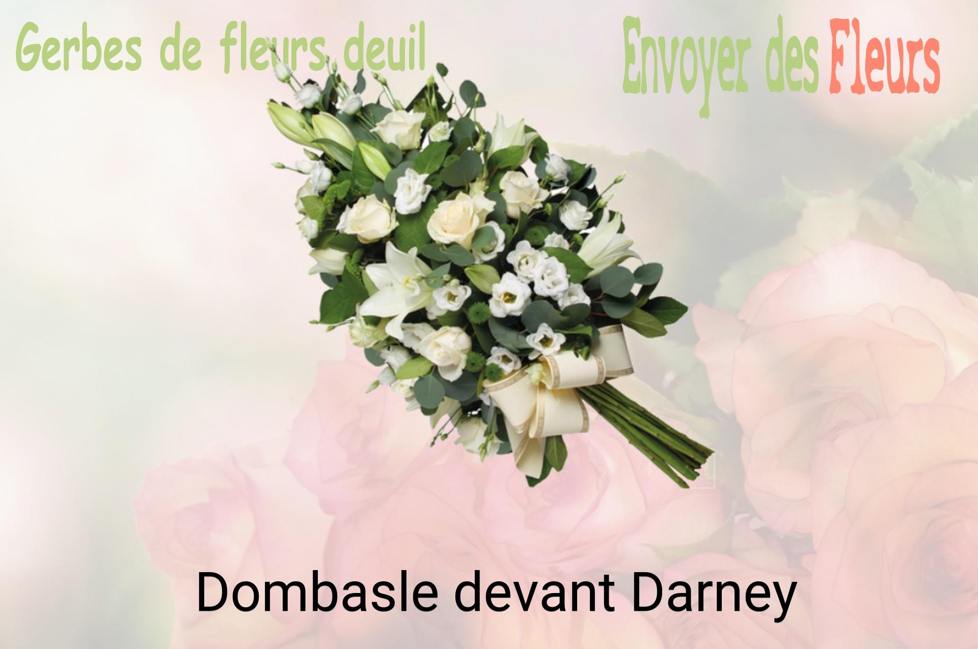 Gerbe de fleurs de deuil livrée à Dombasle-devant-Darney